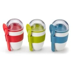 Joie On The Go Yoghurt Beker 3 Assorti -Keukengoederen Winkel 101 0158 2 1 1