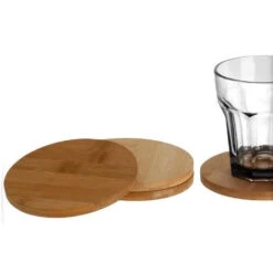 Excellent Houseware Glazenonderzetters Ø6,5 Cm 4 Stuks -Keukengoederen Winkel 101 0160 2 1 2