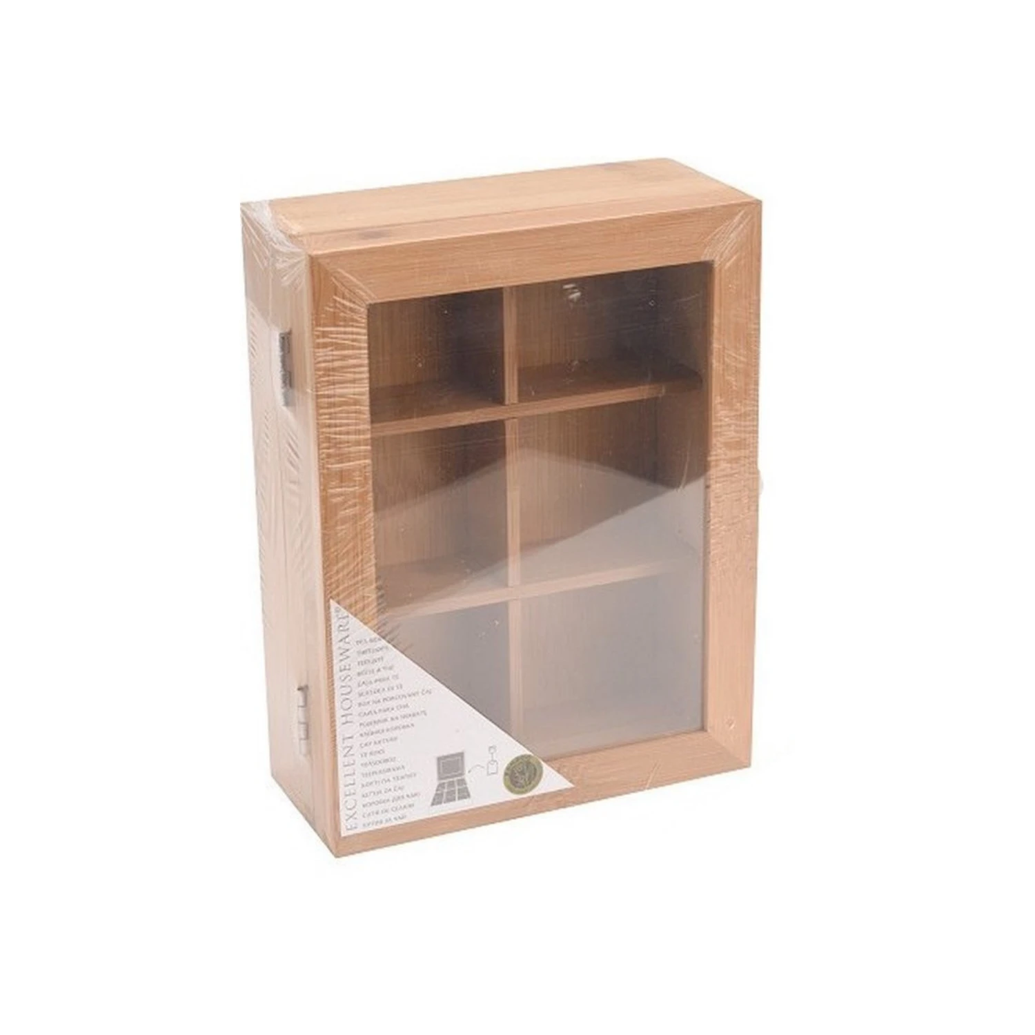 Excellent Houseware Theedoos 6 Vaks 2 Excellent Houseware Theedoos 6 Vaks - Afbeelding 2