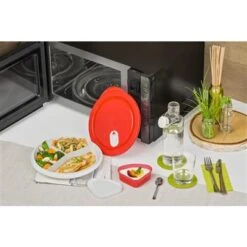 Rotho Magnetronbord Diep 1 L MICROPapaya Rood -Keukengoederen Winkel 101 1721 3 1
