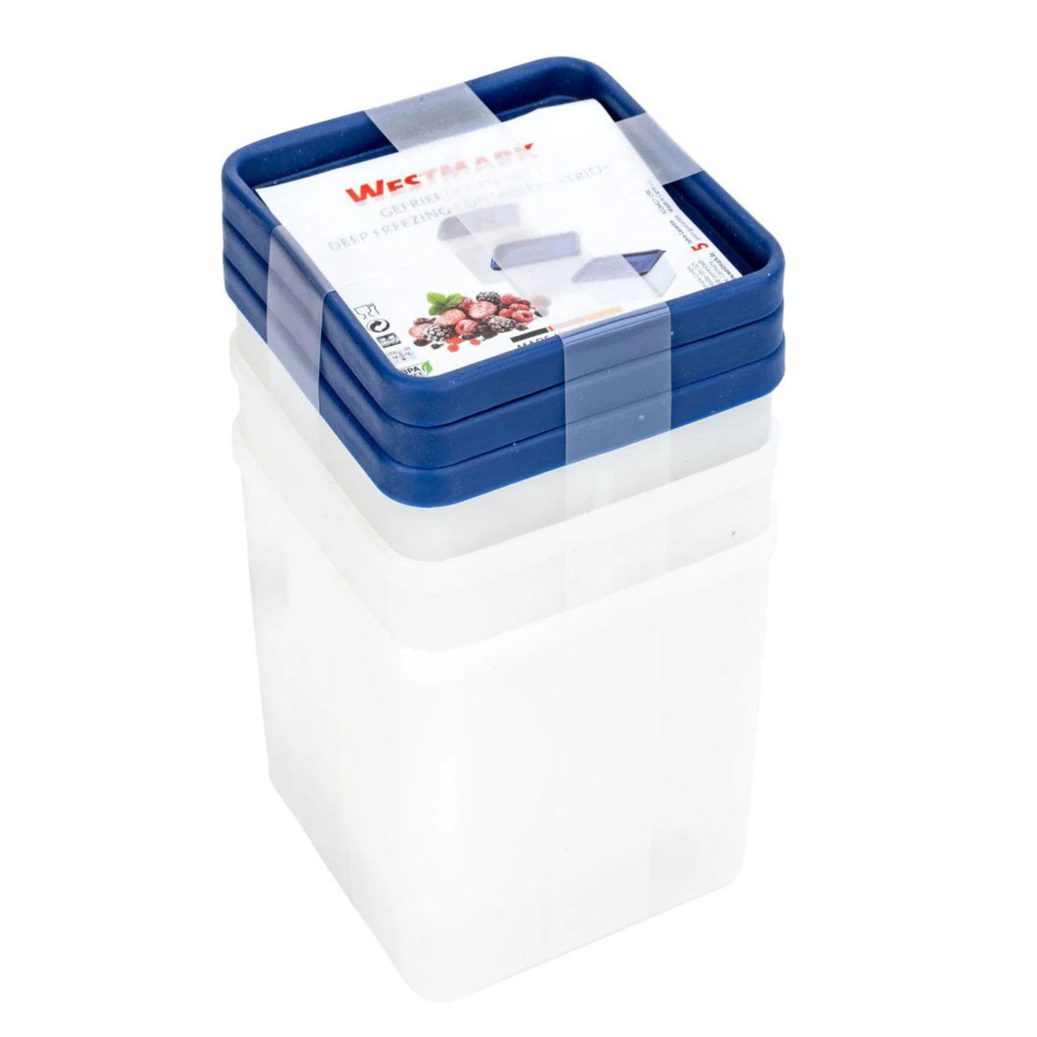 Westmark Diepvriesdozen 0,75 Liter 3 Stuks 1 Westmark Diepvriesdozen 0,75 Liter 3 Stuks