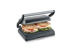 Severin Compacte Multigrill 800W Grijs MetallicKG 2394 -Keukengoederen Winkel 101 2394 5 1