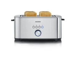 Severin Broodrooster Voor 4 Sneetjes XXL MetBagelfunctie AT 2512 -Keukengoederen Winkel 101 2512 3 1