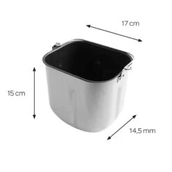 Inventum Broodbakmachine BM55 800 Gr Zwart -Keukengoederen Winkel 101 4097 3 1