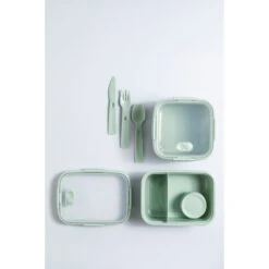 Curver Smart To Go Eco Lunchbox Vierkant 1,1L -Keukengoederen Winkel 101 5019 3 1