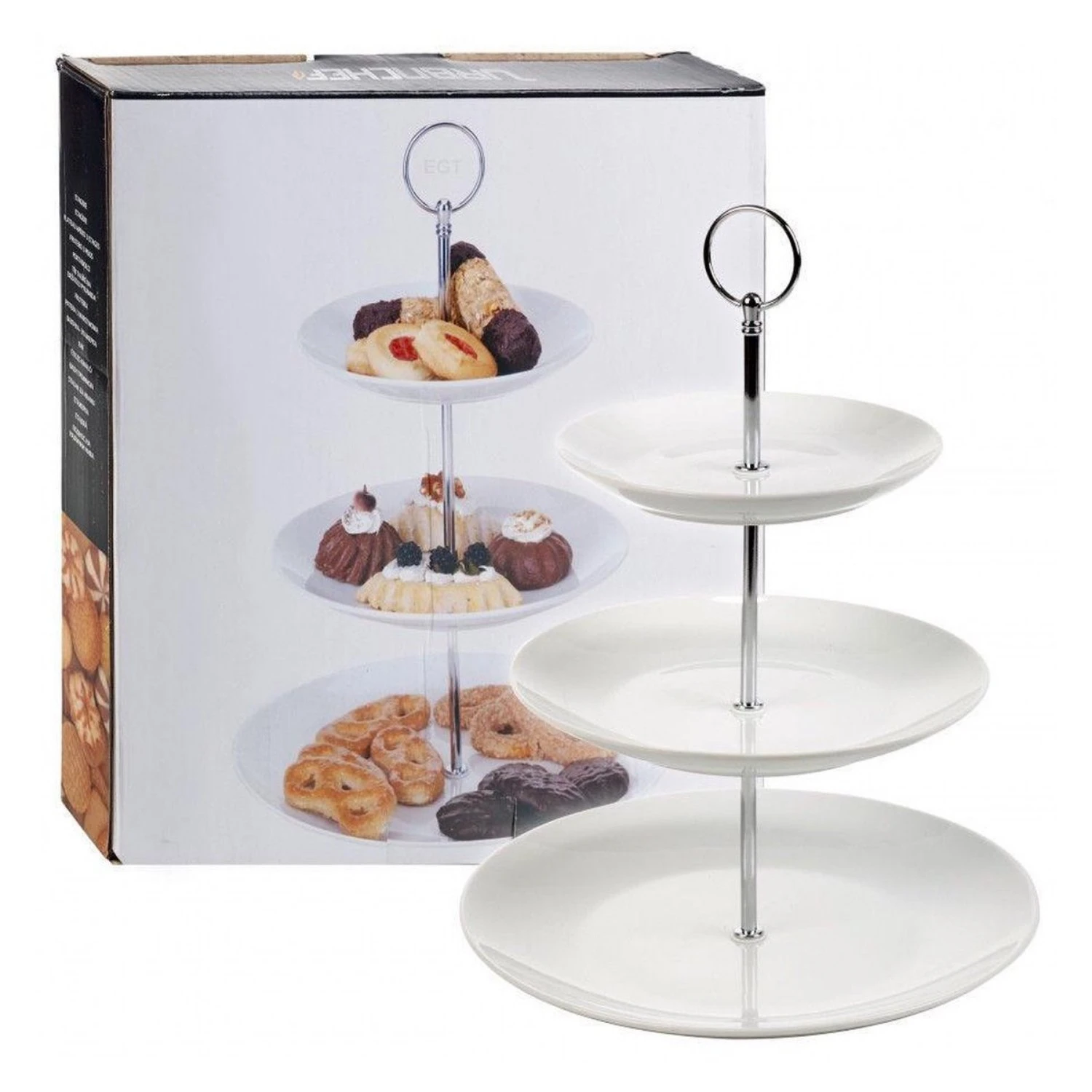 Excellent Houseware Etagere 3-laags 3 Excellent Houseware Etagere 3-laags - Afbeelding 3