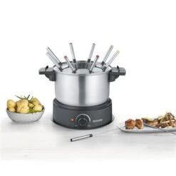 Severin Fondue 1500W 8-persoons Zwart FO 2470 -Keukengoederen Winkel 101 6903 5 1
