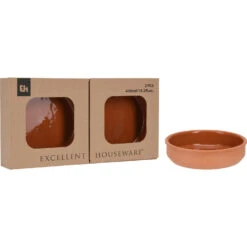 Excellent Houseware Tapasschalen Terracotta 2 Stuks -Keukengoederen Winkel 102 0030 3 1