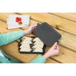 Brabantia Make & Take Lunchbox Plat Donkergrijs -Keukengoederen Winkel 102 2704 6 1