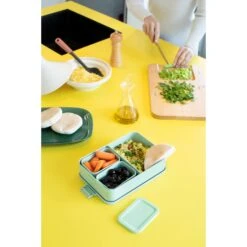 Brabantia Make & Take Bento Lunchbox Groot Jade Groen -Keukengoederen Winkel 102 3527 6 1