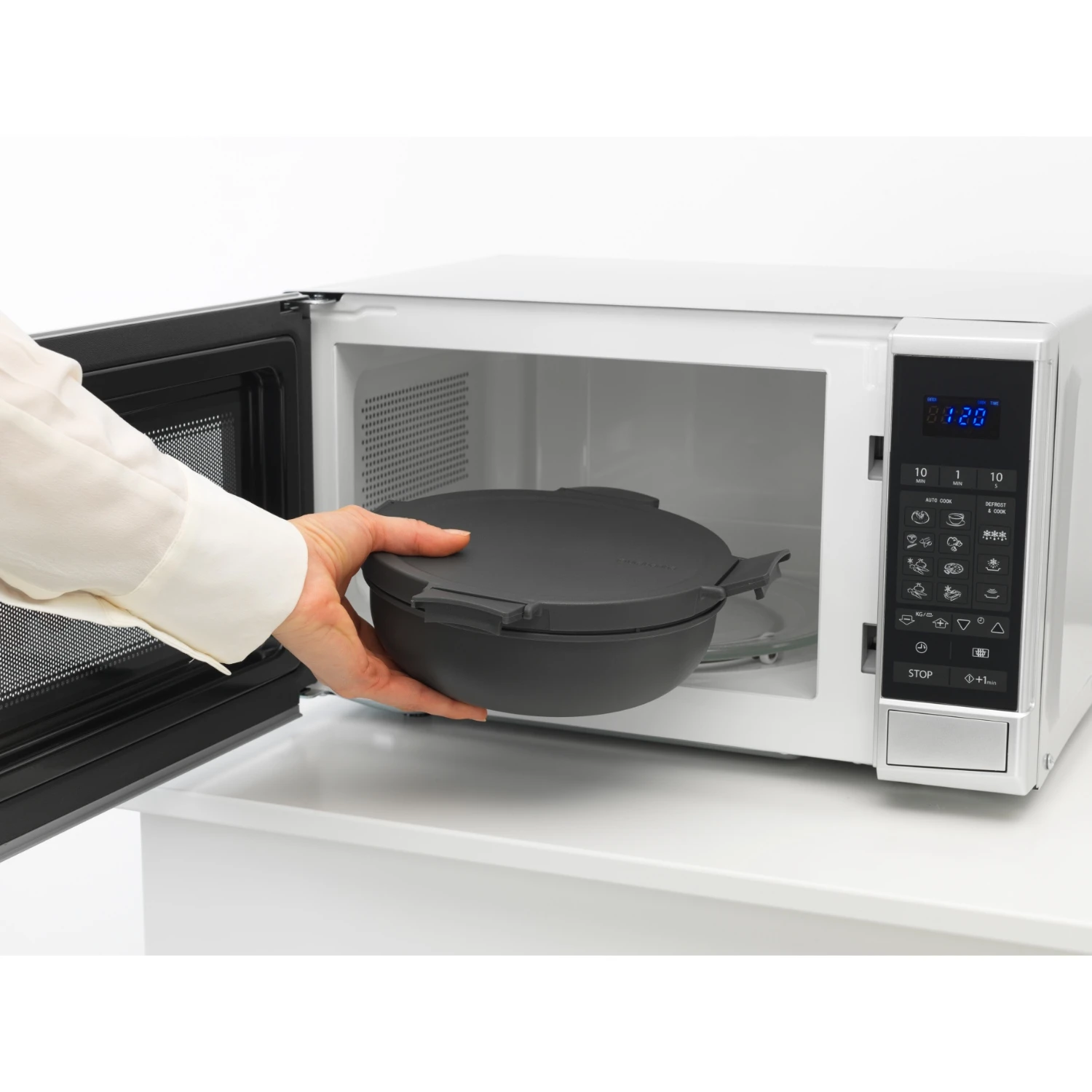 Brabantia Make En Take Salade Lunchkom 1,3 Liter Donkergrijs 3 Brabantia Make En Take Salade Lunchkom 1,3 Liter Donkergrijs - Afbeelding 3