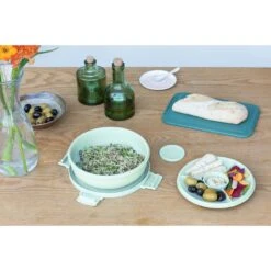 Brabantia Make En Take Salade Lunchkom 1,3 Liter Jade Groen -Keukengoederen Winkel 102 6382 6 1