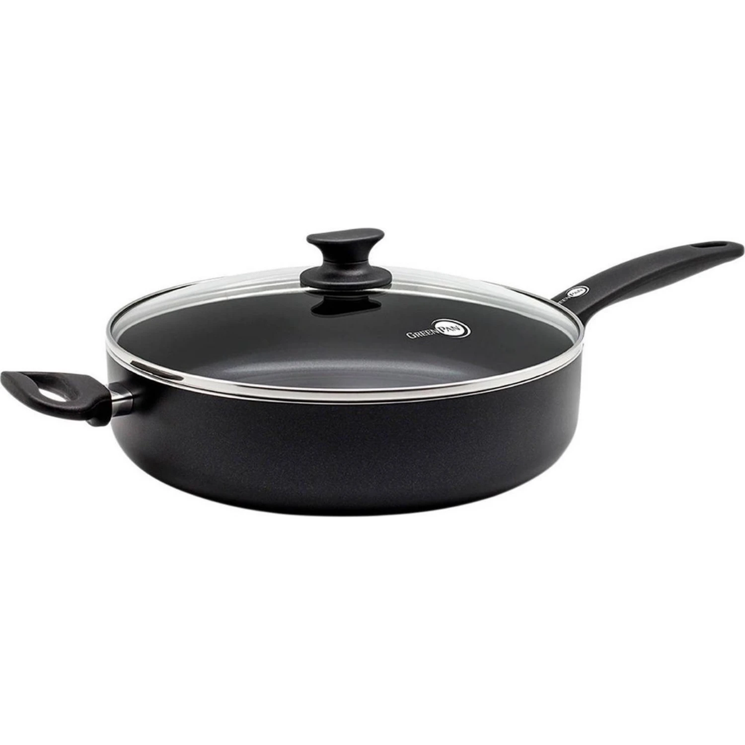 GreenPan Cambridge Black Hapjespan Met Deksel Ø28 Cm 1 GreenPan Cambridge Black Hapjespan Met Deksel Ø28 Cm
