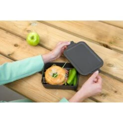 Brabantia Make En Take Ontbijt En Lunchset Dark Grey -Keukengoederen Winkel 102 6740 4 1