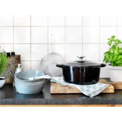 BK Bourgogne Braadpan Ø24 Cm Aqua Blue -Keukengoederen Winkel 102 7527 3 1