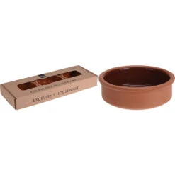 Excellent Houseware Tapasschalen Terracotta3 Stuks -Keukengoederen Winkel 102 8083 3 1