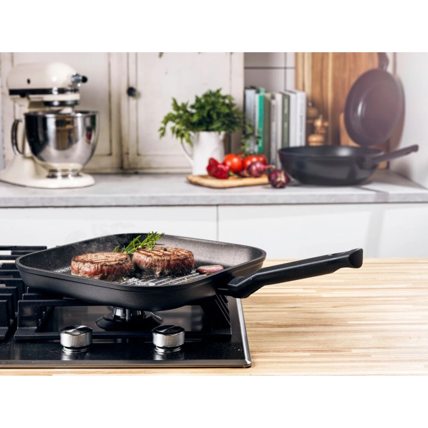 BK Easy Induction Grillpan 26 X 26 Cm Ceramic 7 BK Easy Induction Grillpan 26 X 26 Cm Ceramic - Afbeelding 7