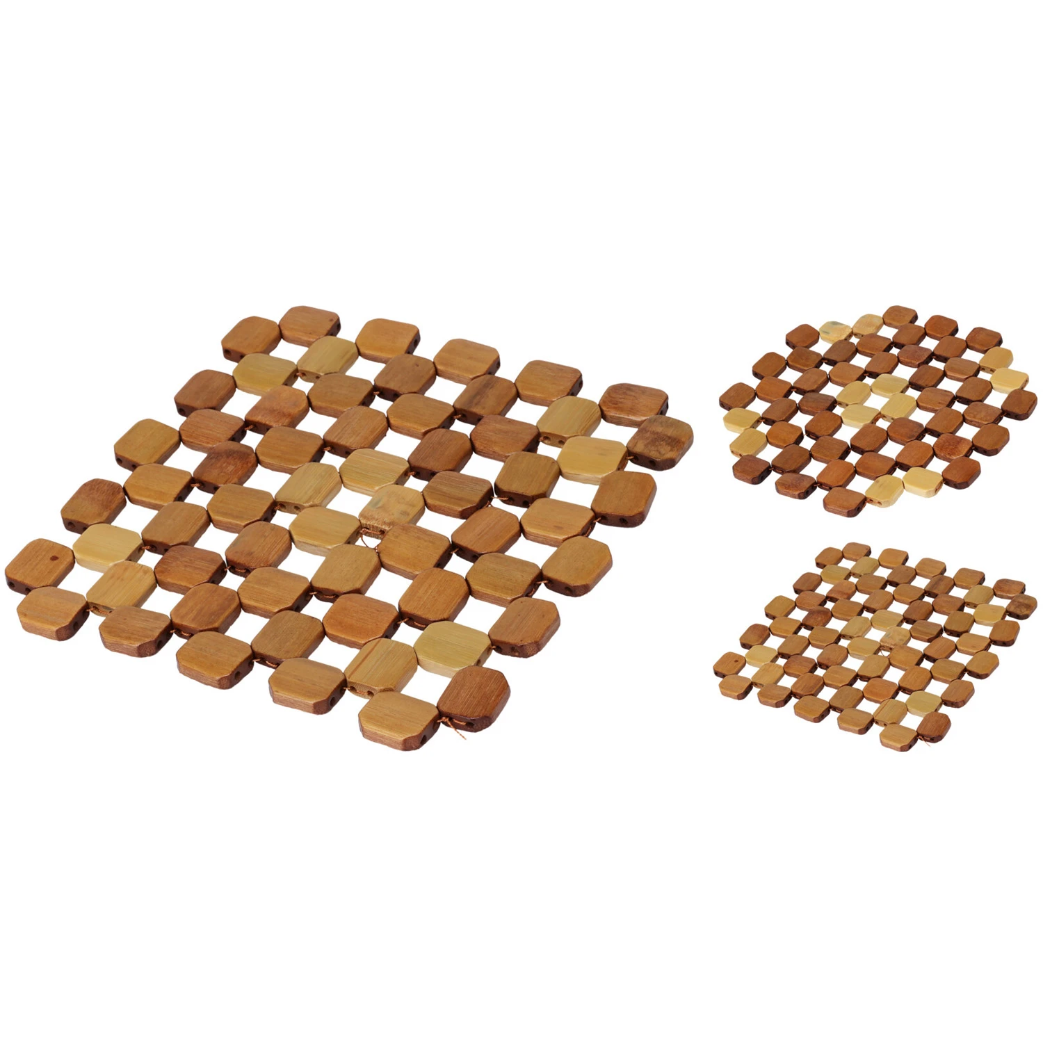 Onderzetter Bamboe 2 Assorti Vormen 1 Onderzetter Bamboe 2 Assorti Vormen