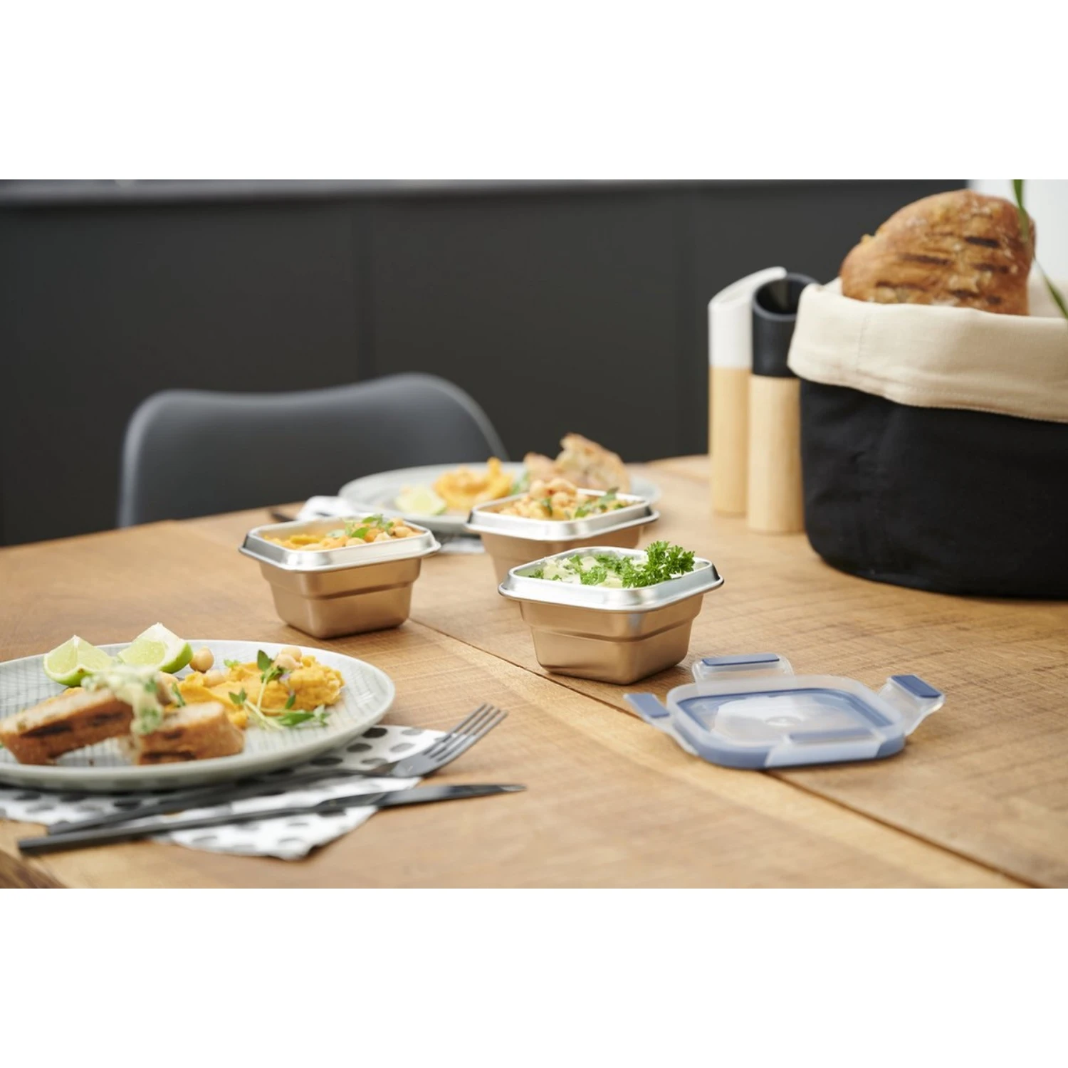 Tefal Masterseal RVS Vershouddoos Vierkant 0.2 L 3 Tefal Masterseal RVS Vershouddoos Vierkant 0.2 L - Afbeelding 3