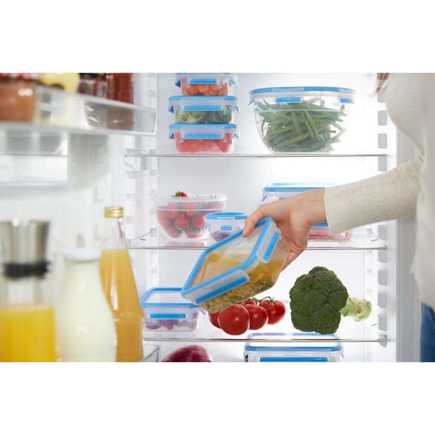 Tefal Fresh Vershouddoos 100% Lekvrij - Inhoud0,55L - Rechthoekig 5 Tefal Fresh Vershouddoos 100% Lekvrij - Inhoud0,55L - Rechthoekig - Afbeelding 5