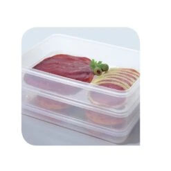 Tefal Fresh Vleeswarendoos Met Condensopvang Systeem - Inhoud2x0.6L - Rechthoe -Keukengoederen Winkel 104 8812 7 1