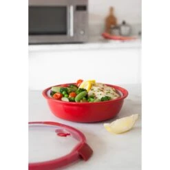 Curver Smart Microwave Eco Steamer Rond 1L 8 Curver Smart Microwave Eco Steamer Rond 1L -Keukengoederen Winkel 141 3132 4 1