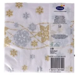 Duni Servetten Snow White 33x33 Cm -Keukengoederen Winkel 31b8ff78598f8df5d757a7e095f71194