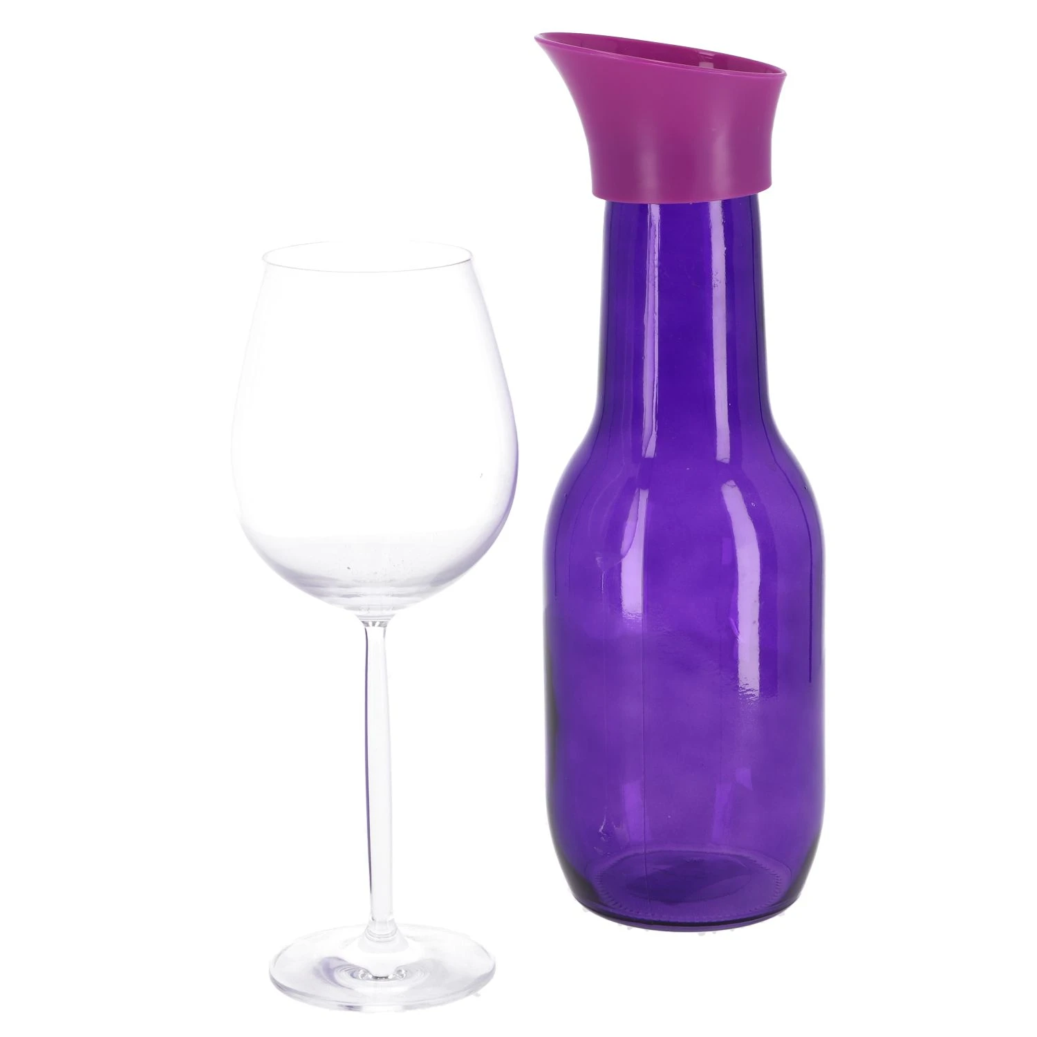 Schenkkan Glas 1 L 6 Assorti Kleur 2 Schenkkan Glas 1 L 6 Assorti Kleur - Afbeelding 2