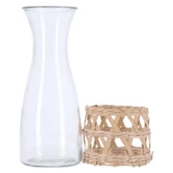 Merkloos Karaf Met Rattan 1200 Ml -Keukengoederen Winkel a391ba30b11e39a9bbeb54317aad0004