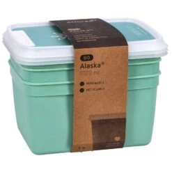 Alaska 3 Diepvriesdozen Rechthoekig 1.00 L -Keukengoederen Winkel ba091f6487c7b2ebfd231c0fdcd91d06