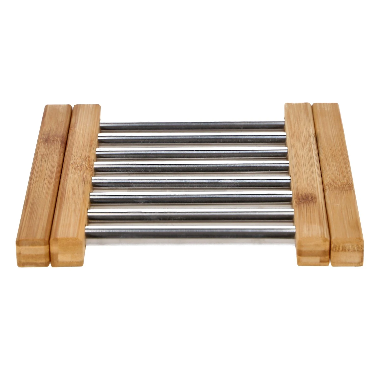 Onderzetter RVS Met Bamboe 21,5 X 22 Cm 7 Onderzetter RVS Met Bamboe 21,5 X 22 Cm - Afbeelding 7