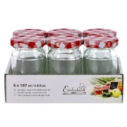 Weck Potjes 6 Stuks 107 Ml 9 Weck Potjes 6 Stuks 107 Ml -Keukengoederen Winkel c6b5361fd0441452154ba12932d39230