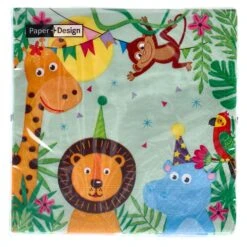 Servetten Party Animals 33x33 Cm
